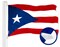 G128 Combo Pack: American USA Flag 4x6 Ft & Puerto Rico Puerto Rican Flag 4x6 Ft | Both ToughWeave Series Embroidered Polyester, Embroidered Design, Indoor/Outdoor, Brass Grommets